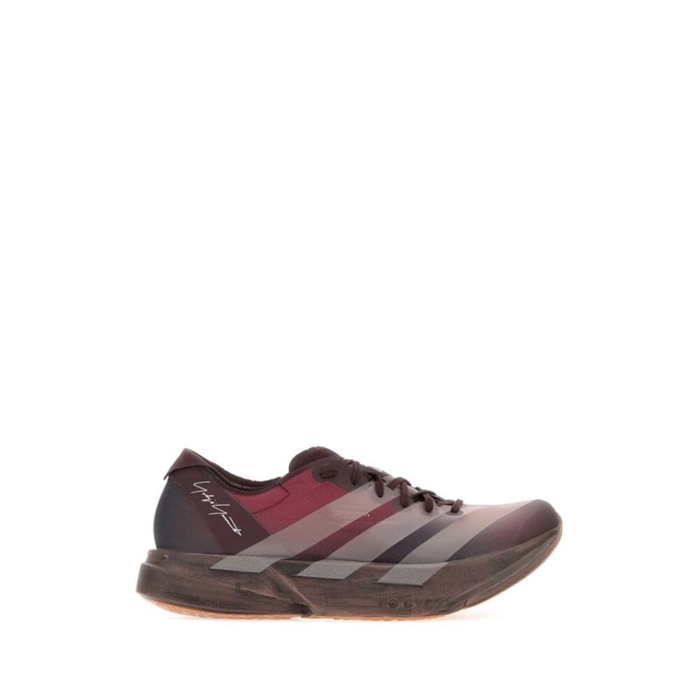 Y3 Yamamoto Unisex Burgundy Fabric Y3 Adios Pro 4 Sneakers